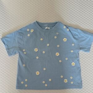 Next Blue T-Shirt with Floral Design